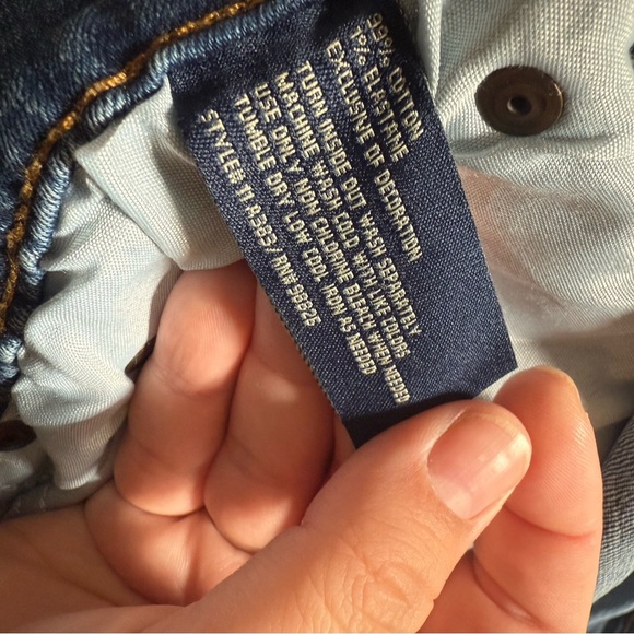 US Polo Assn Straight Leg Jeans W36 L30 Medium Wash Denim 99% Cotton 33x29 - Picture 5 of 7